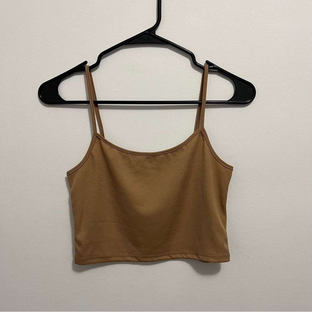Women's Tan Tank Top ZARA